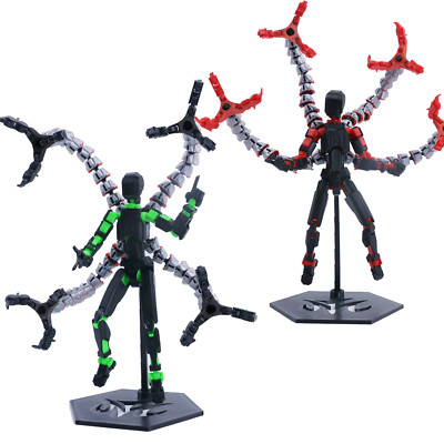 3D-gedruckte Titan Roboter mobile Puppe Spider Man Octopus T13 Actionfigur