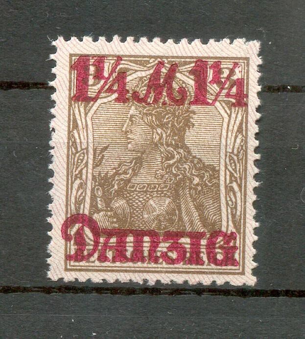 Danzig 42I Luxury MNH Post Fresh 25EUR