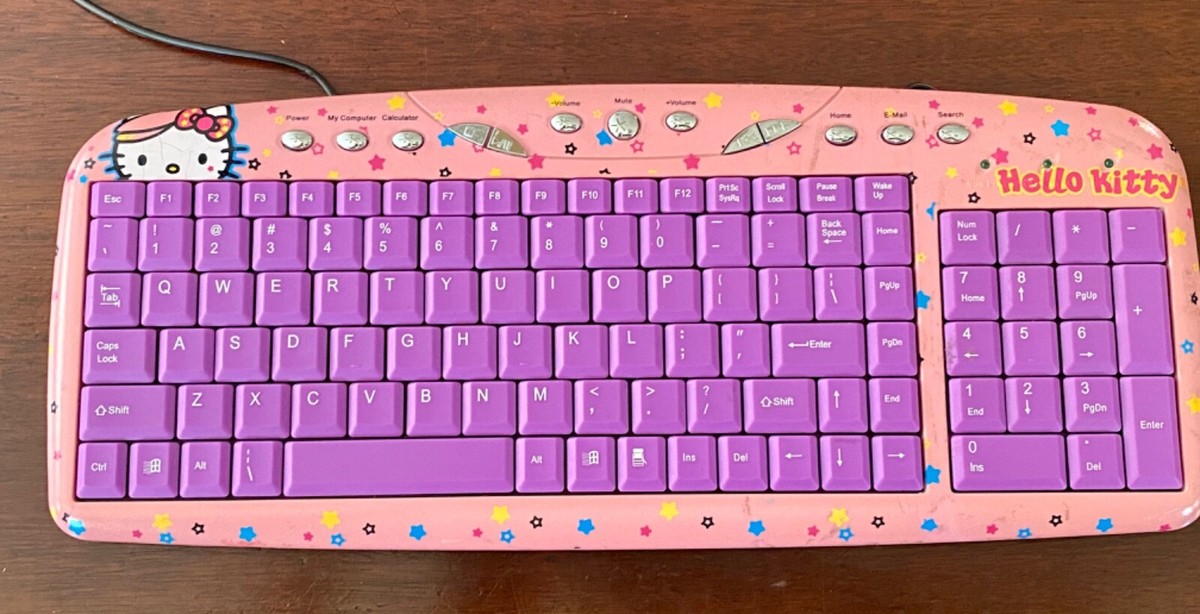 HELLO KITTY USB KEYBOARD-Standard 6x15