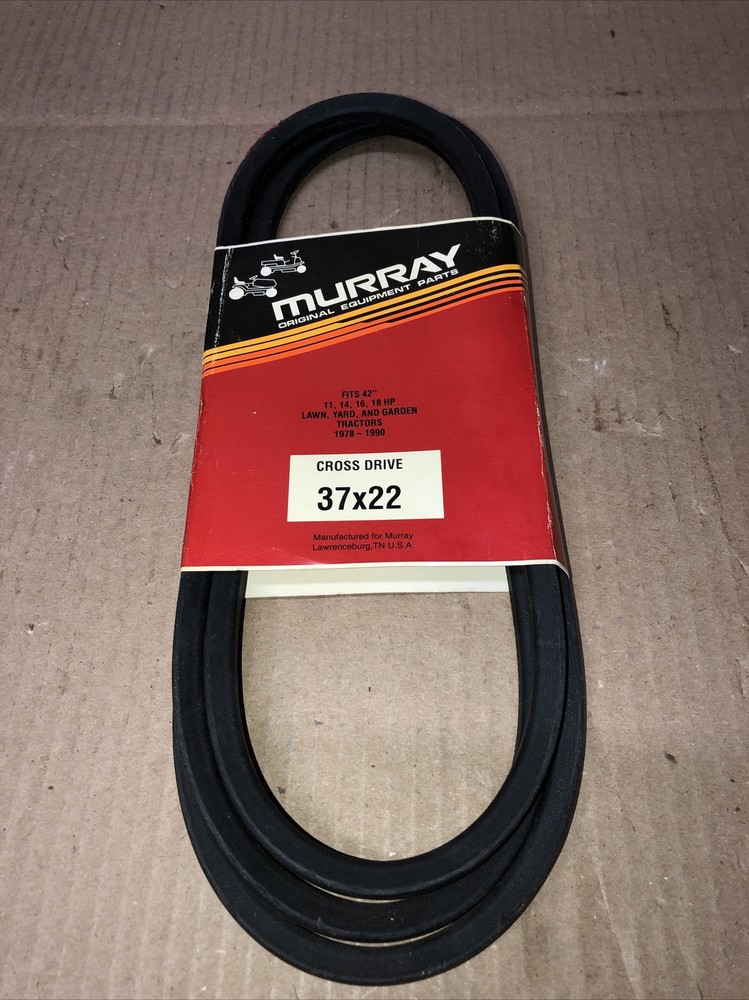 MTD Murray 42-inch Lawn Mower Tractor Cross Drive Belt 37X22