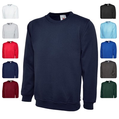 Uneek Classic Sweatshirt UC203 Workwear Pullover Herren Damen Sweat Unisex -6XL