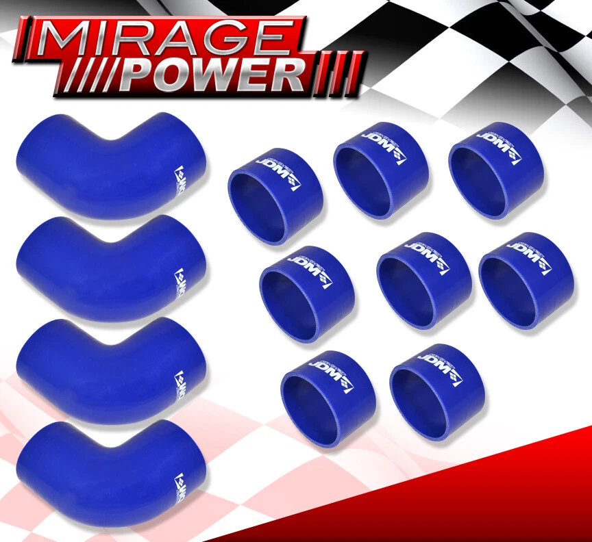 31" X 11.5 "X 3"Aluminum Intercooler + 3.0" Diy Piping Kit + Couplers Jdm Foto 3 de 4