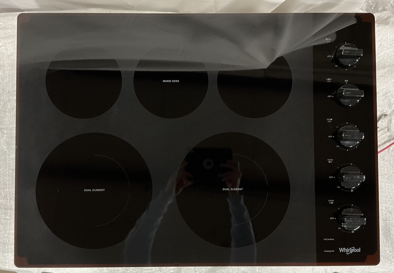 Whirlpool WCE77US0HB 30” 5 Elements (Radiant) Black Electric Cooktop eBay