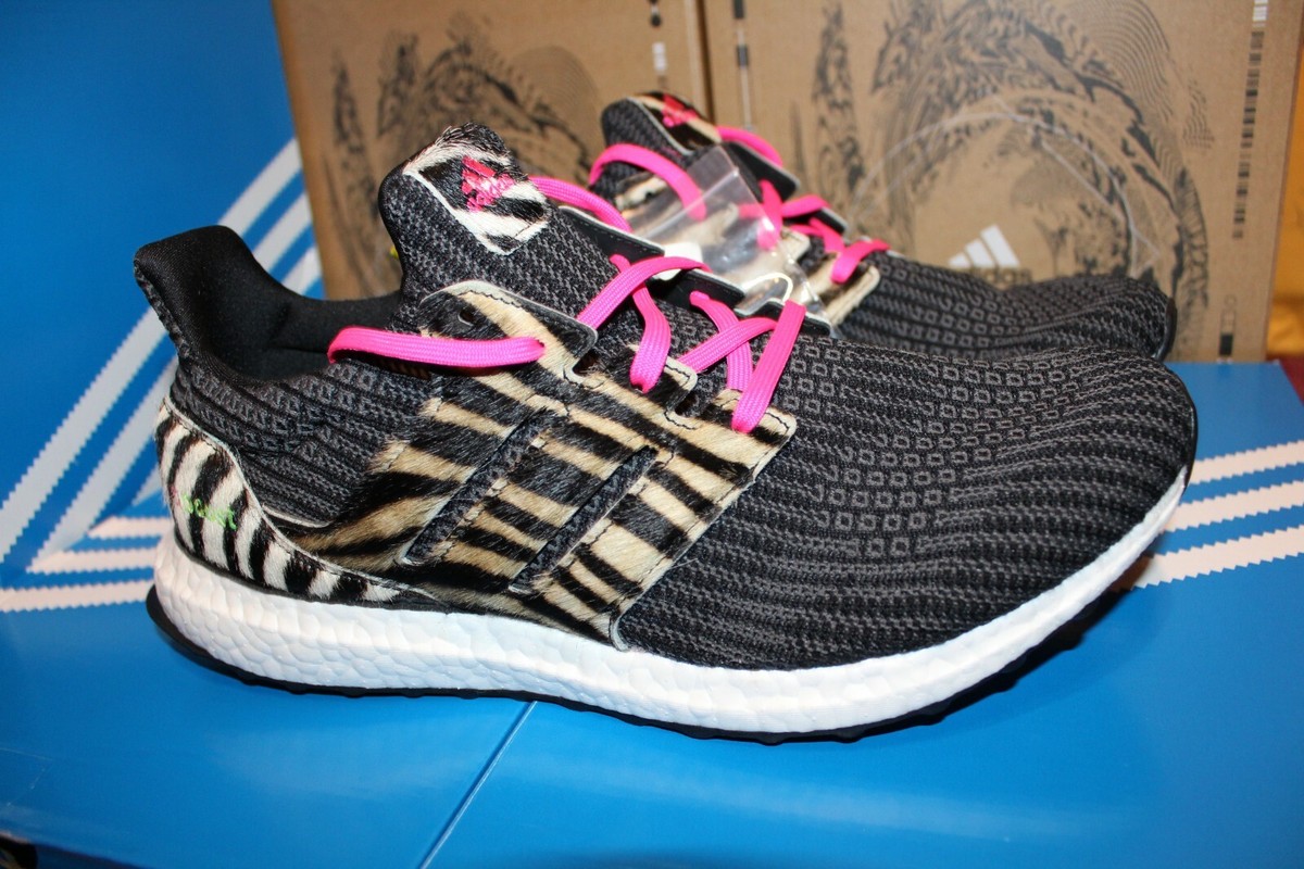 NEW MENS ADIDAS ORIGINALS ULTRABOOST ZEBRA RUNNING SHOES ~SIZE US