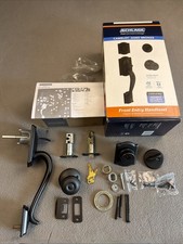 Schlage Camelot Front Entry Handleset W Georgian Knob Aged Bronze F60cam716geo