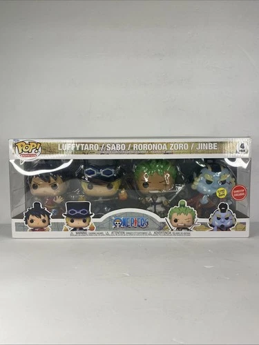 One Piece Luffytaro/ Sabo/ Roronoa Zoro/ Jinbe  4 Pack GameStop Exclusive