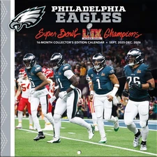 Turner Licensing,  NFL Philadelphia Eagles 2026 Mini Wall Calendar, 7'' X 7'', 1