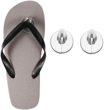2Pcs Transparent Flip-Flop Gel Toe Guards Cushions Thong Protectors Silicone Tho