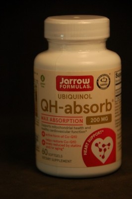 Jarrow Formulas QH-Absorb Ubiquinol 200mg 60 Softgels