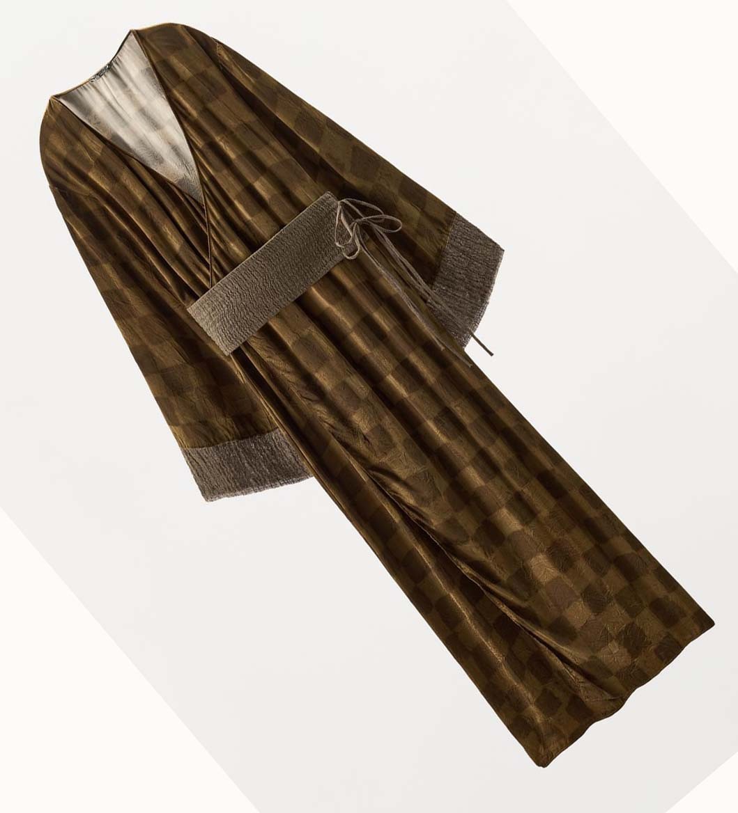 ZARA NEW WOMAN LONG BELTED CHECK PRINT CUMMERBUND DRESS XS