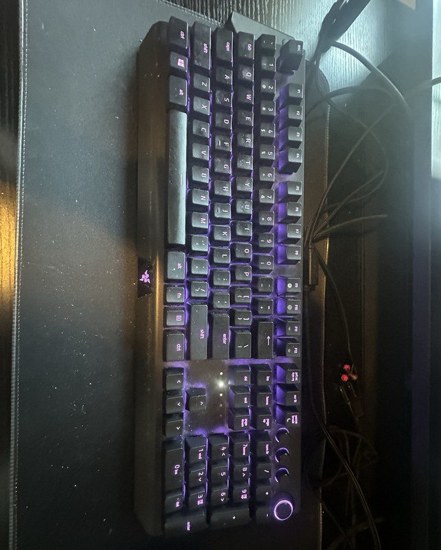 Razer BlackWidow Elite Mechanical Wired RGB Illuminated Keyboard Black QWERTY