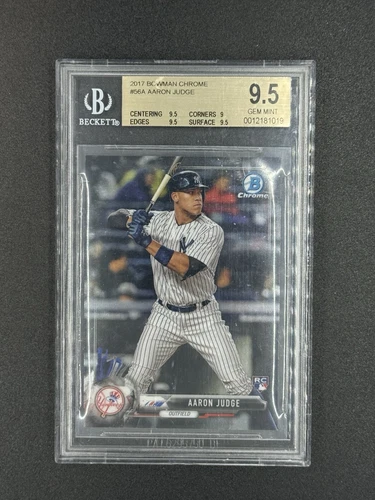 2017 Bowman Chrome #56A Aaron Judge RC New York Yankees BGS 9.5 GEM MINT
