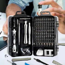 115-In-1 Precision Screwdriver Set, Tool Gifts for Men, Mini Repair Tool Kit wit
