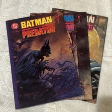 Batman vs Predator 1 2 3 Full Set DC Dark Horse 1991 Gibbons Kubert Prestige 1-3