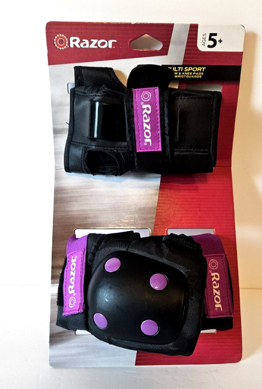 New Razor Multi Sport Elbow ,Knee Pads, with Wrist Guards