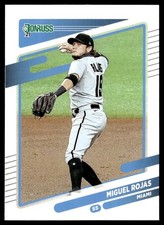 2021 Donruss Miguel Rojas Miami Marlins #210