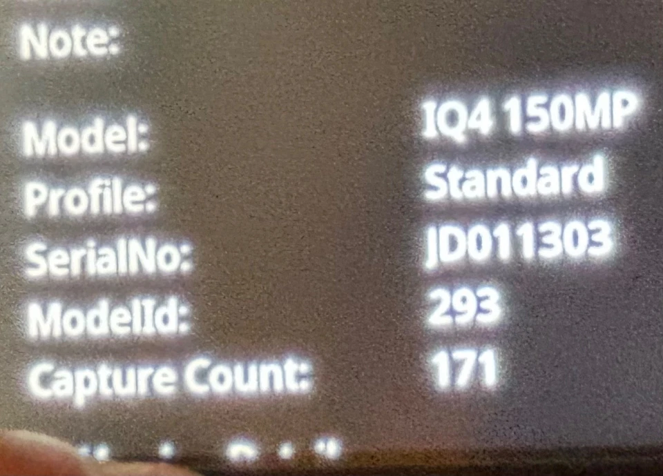 fase uno xf iq4 150mp digital trasero solo 171 accionamientos  Foto 4 de 4