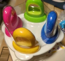 Nuby Popsicles Molds  4 Handle - Garden Fresh Fruitsicle Frozen Pop Tray 