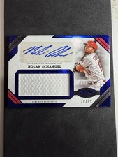 2025 Topps Tier One NOLAN SCHANUEL Auto Jumbo Relic /99 GAME USED Angels