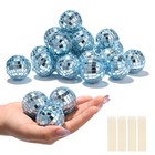 Yescom 20PCS 1.6" Small Disco Ball Mirror Mini Hanging for Events Wedding Party — photo 8
