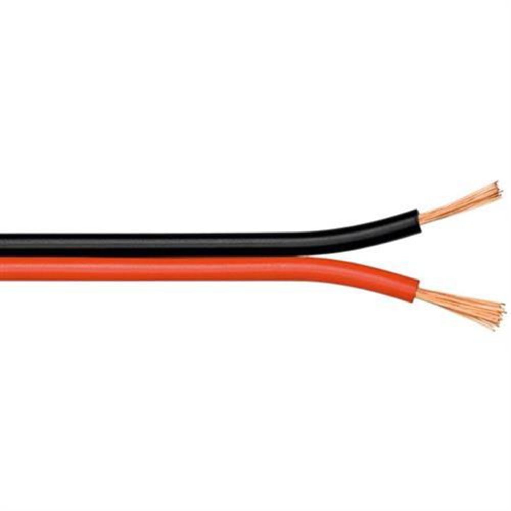 Goobay Lautsprecherkabel 50m Rolle 2x05mm CU rotschwarz 15091 4090₽