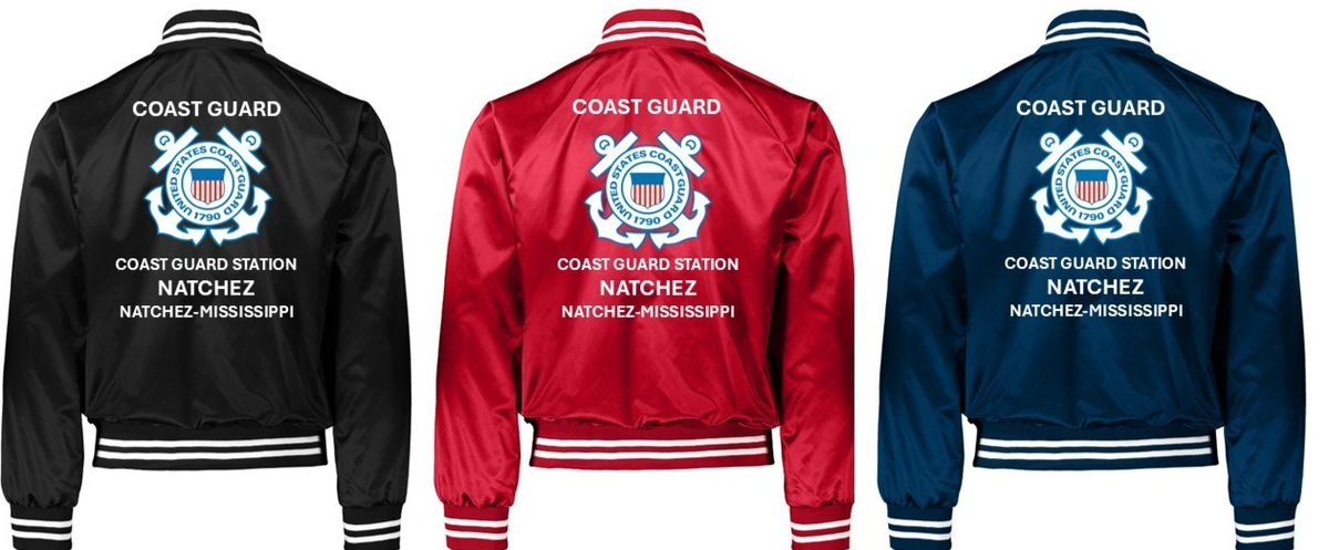 USCG*COAST GUARD STATION SABINE PASS-TX *SATIN JACKET *USCG