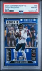 2024 Panini Contenders Optic Caleb Williams Blue #68 27/99 PSA 8