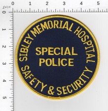 SIBLEY MEMORIAL HOSPITAL SPECIAL POLICE COLLECTIBLE DISTRICT OF COLUMBIA PATCH