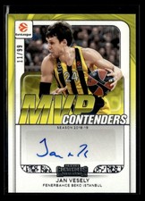 Jan Vesely 2025-26 Panini Contenders EuroLeague MVP Contenders Auto 11/99 [wyf32