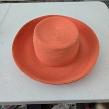 Talbots Classic Paper Hat Upturned Brim Beach...