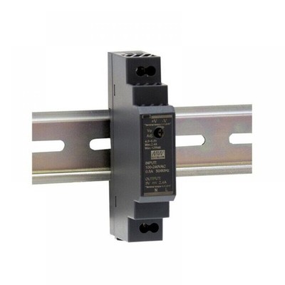 MeanWell HDR-15-5 Hutschienennetzteil 5V / 2,4A DIN Rail Power Supply