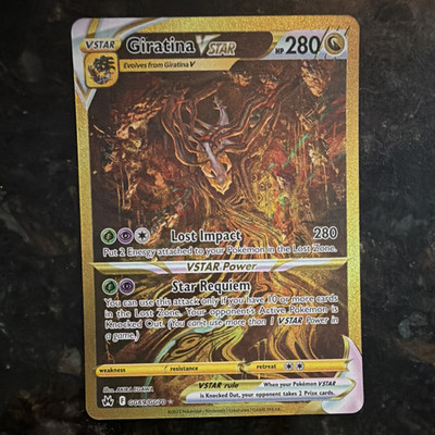 Giratina VSTAR Secret Rare GG69/GG70 Crown Zenith Galarian Gallery Holo
