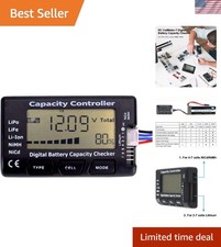 Compact RC Battery Tester: LiPo, Li-ion NiMH Capacity Meter with Clear Display