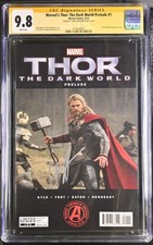 MARVEL'S THOR:DARK WORLD PRELUDE #1 (2013) CGC SIGN CHRIS HEMSWORTH 9.8 PHOTO