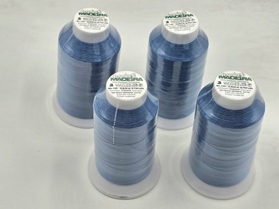 MADEIRA Overlockgarn Aerolock No.125 , 4 x 2.500m Konen 8934 jeansblau