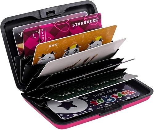 Metall RFID Schutz Geldbörse Kreditkartenetui Etui für Männer & Frauen - Bild 18 von 30