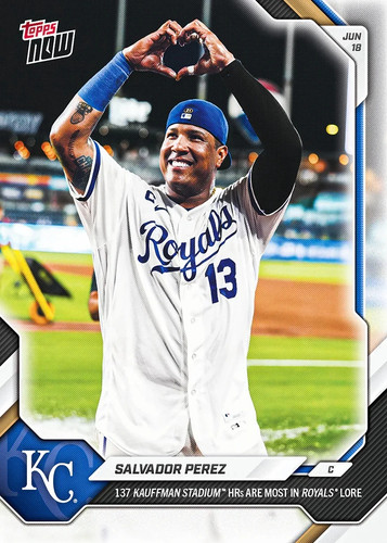 2026 Topps Now 348 Salvador Pérez