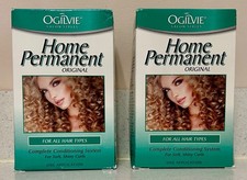 2 Ogilvie Home Permanent Original Complete Curls All Hair Conditioning Perm NEW