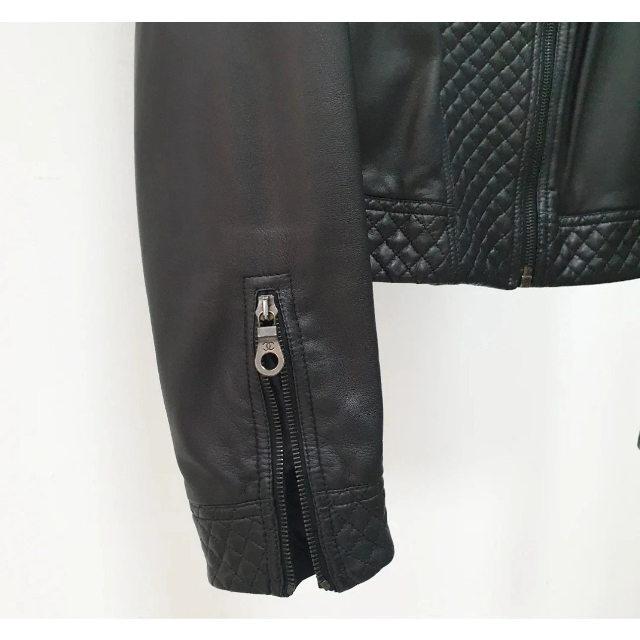 Giacca biker Chanel vintage 2010 taglia 40