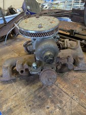 Mgb Exhaust Manifold With Catalytic Converter And Carburettor.. Us Spec