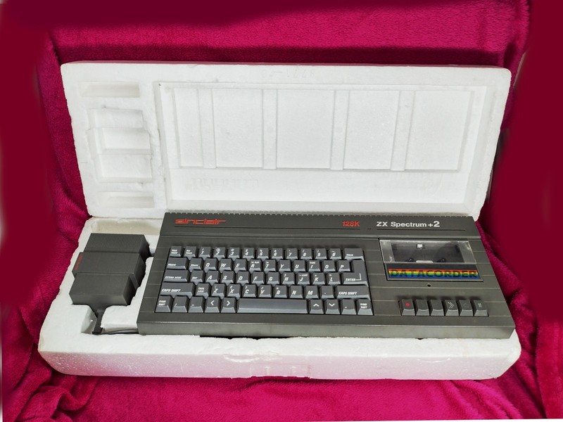 VINTAGE SINCLAIR ZX 128K SPECTRUM +2 see Pictures