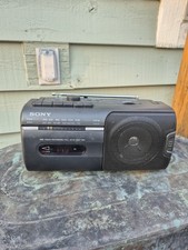 Sony Vintage Retro CFM-10 AM/FM Radio  Cassette Player Recorder Boombox Works