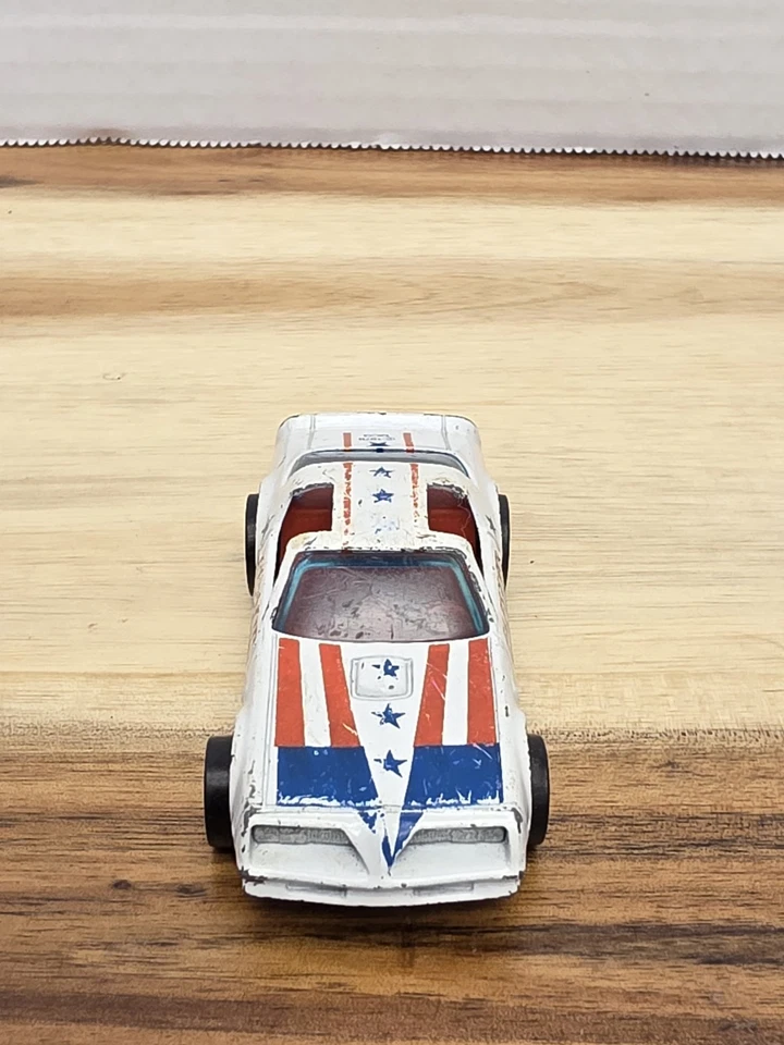 De colección 1977 Hot Wheels Heroes Trans Am Hot Bird Capitán América Hong Kong Foto 2 de 4