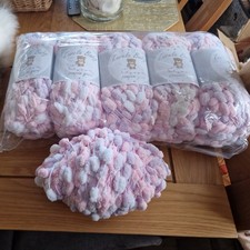 Zarela Baby Pom Pom Yarn Wool 200g ***VARIOUS COLOURS*** pompom