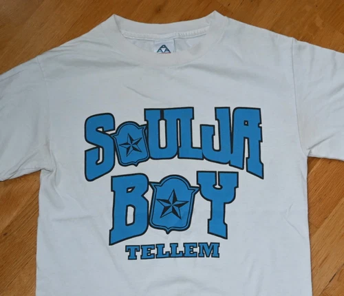 SOULJA BOY original concert promo shirt Small S 2000s vintage concert t-shirt, vintage, size S, single stitch, B+ condition