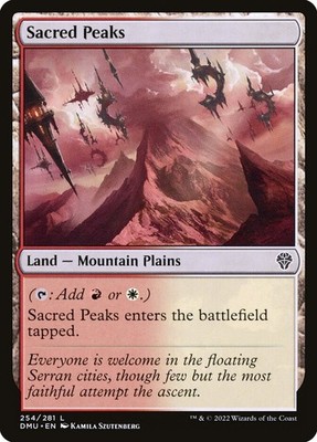 Sacred Peaks (254) Dominaria United DMU MTG Magic