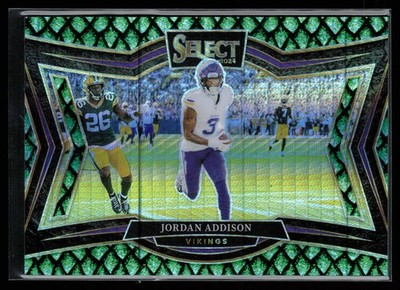2024 Panini Select #453 Jordan Addison Dragon Scale Prizm #/70