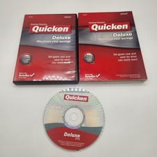 Intuit Quicken Deluxe 2009 For Windows CDROM Windows Vista XP Personal Finance