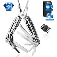 Multitool 21 In 1 Multifunktionszange Klappmesser Faltbar Camping Wandern Tasche