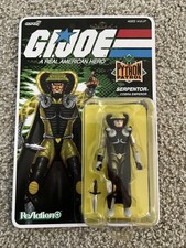 ReAction G.I. Joe Python Patrol Serpentor 3.75  Action Figure Super7 Sealed New